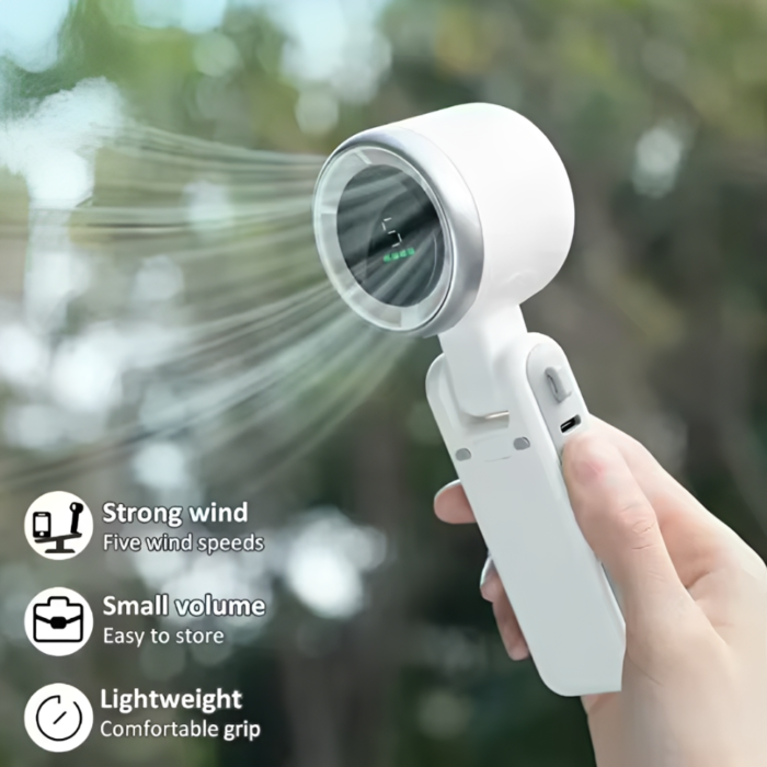 Mini Turbo Fan Portable USB Rechargeable - Image 7