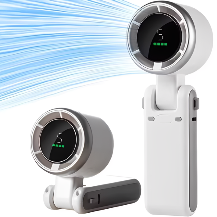 Mini Turbo Fan Portable USB Rechargeable - Image 2